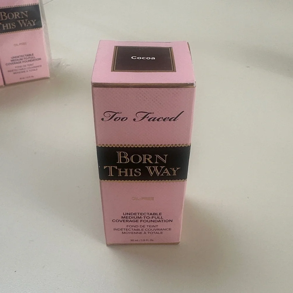 🆕 TOO FACED Born This Way Undetectable Medium Coverage Foundation COCOA NIB